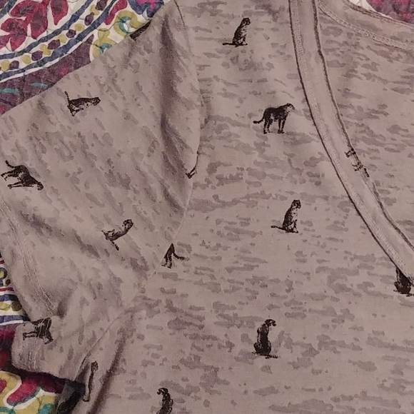 Rock & Republic,Size XL, Gray tigers, Vneck tee - Picture 5 of 6